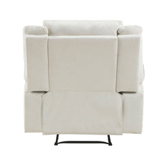 Dean Beige Reclining Chair - Ornate Home