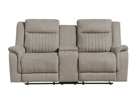 Dean Dove Double Reclining Loveseat - Ornate Home