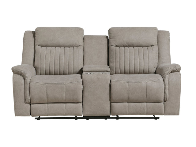 Dean Dove Double Reclining Loveseat - Ornate Home