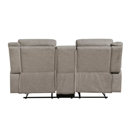 Dean Dove Double Reclining Loveseat - Ornate Home