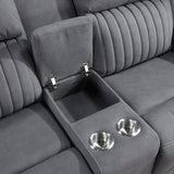 Dean Gray Double Reclining Loveseat - Ornate Home
