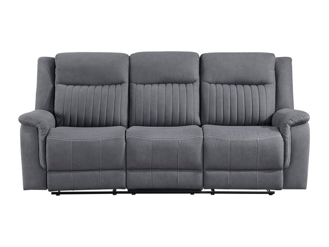 Dean Gray Double Reclining Sofa - Ornate Home