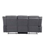 Dean Gray Double Reclining Sofa - Ornate Home
