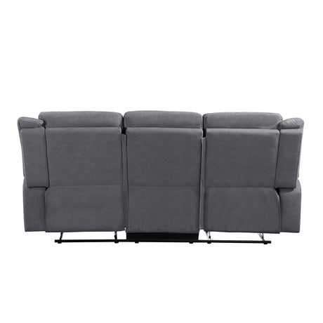 Dean Gray Double Reclining Sofa - Ornate Home