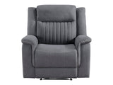 Dean Gray Reclining Chair - Ornate Home