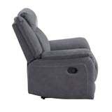 Dean Gray Reclining Chair - Ornate Home