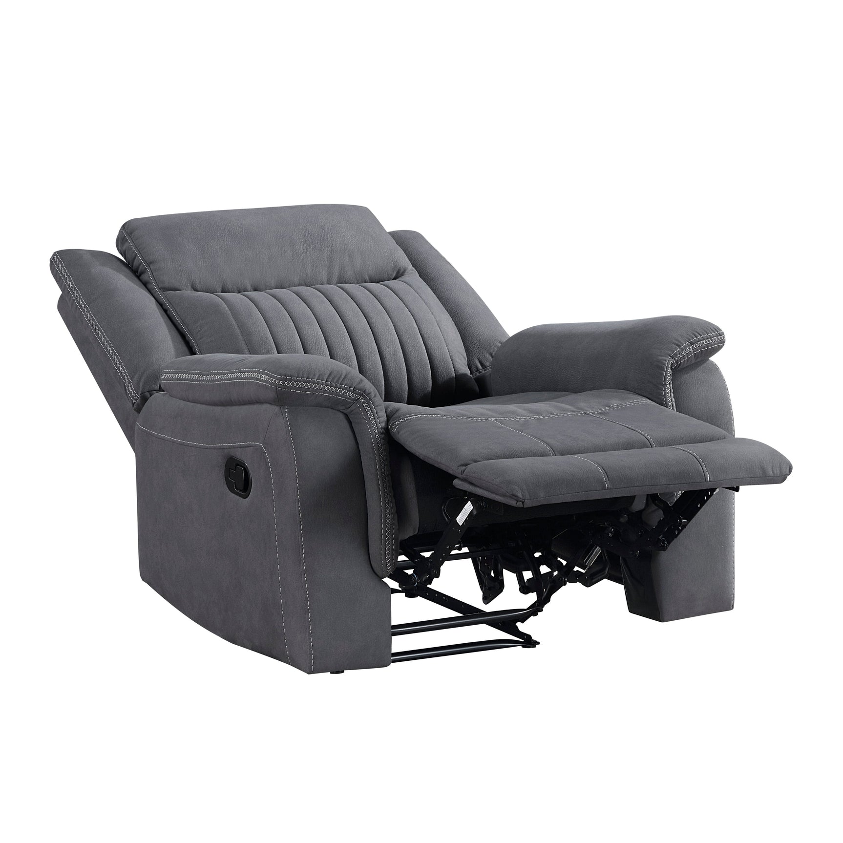 Dean Gray Reclining Chair - Ornate Home