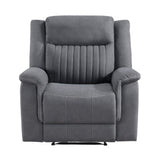 Dean Gray Reclining Chair - Ornate Home