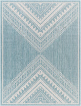 Deana Blue Outdoor Area Rug - Clearance - Ornate Home