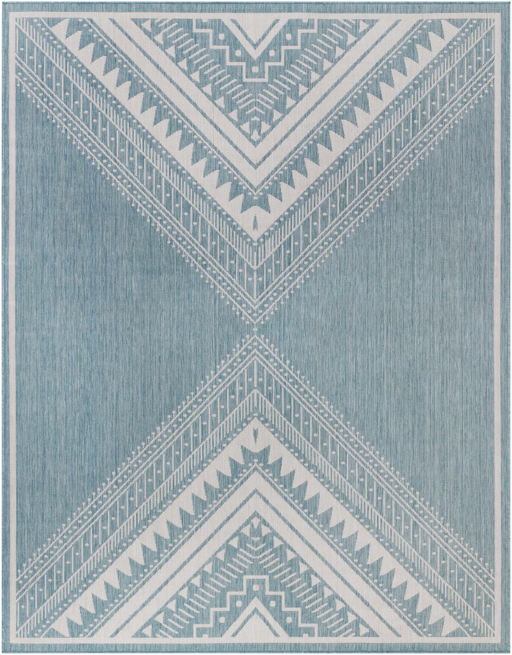 Deana Blue Outdoor Area Rug - Clearance - Ornate Home