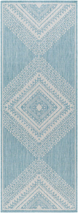 Deana Blue Outdoor Area Rug - Clearance - Ornate Home