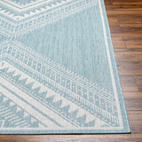 Deana Blue Outdoor Area Rug - Clearance - Ornate Home