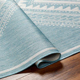 Deana Blue Outdoor Area Rug - Clearance - Ornate Home