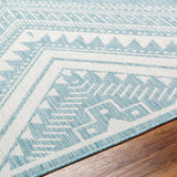 Deana Blue Outdoor Area Rug - Clearance - Ornate Home