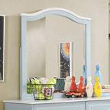 Deana Blue/White Mirror - Ornate Home