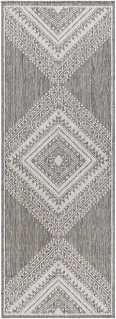 Deana Gray Outdoor Area Rug - Clearance - Ornate Home
