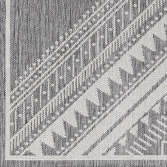 Deana Gray Outdoor Area Rug - Clearance - Ornate Home