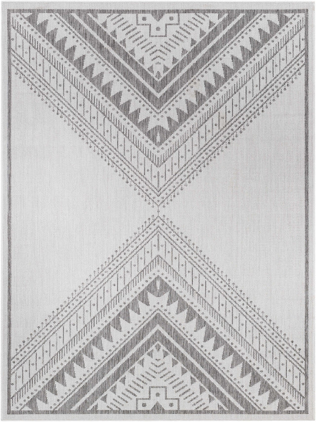 Deana Light Gray Outdoor Area Rug - Clearance - Ornate Home