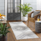Deana Light Gray Outdoor Area Rug - Clearance - Ornate Home