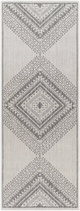 Deana Light Gray Outdoor Area Rug - Clearance - Ornate Home