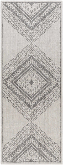 Deana Light Gray Outdoor Area Rug - Clearance - Ornate Home