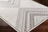 Deana Light Gray Outdoor Area Rug - Clearance - Ornate Home