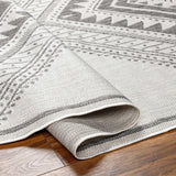 Deana Light Gray Outdoor Area Rug - Clearance - Ornate Home