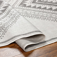 Deana Light Gray Outdoor Area Rug - Clearance - Ornate Home