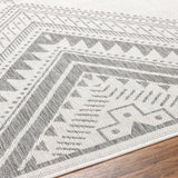 Deana Light Gray Outdoor Area Rug - Clearance - Ornate Home
