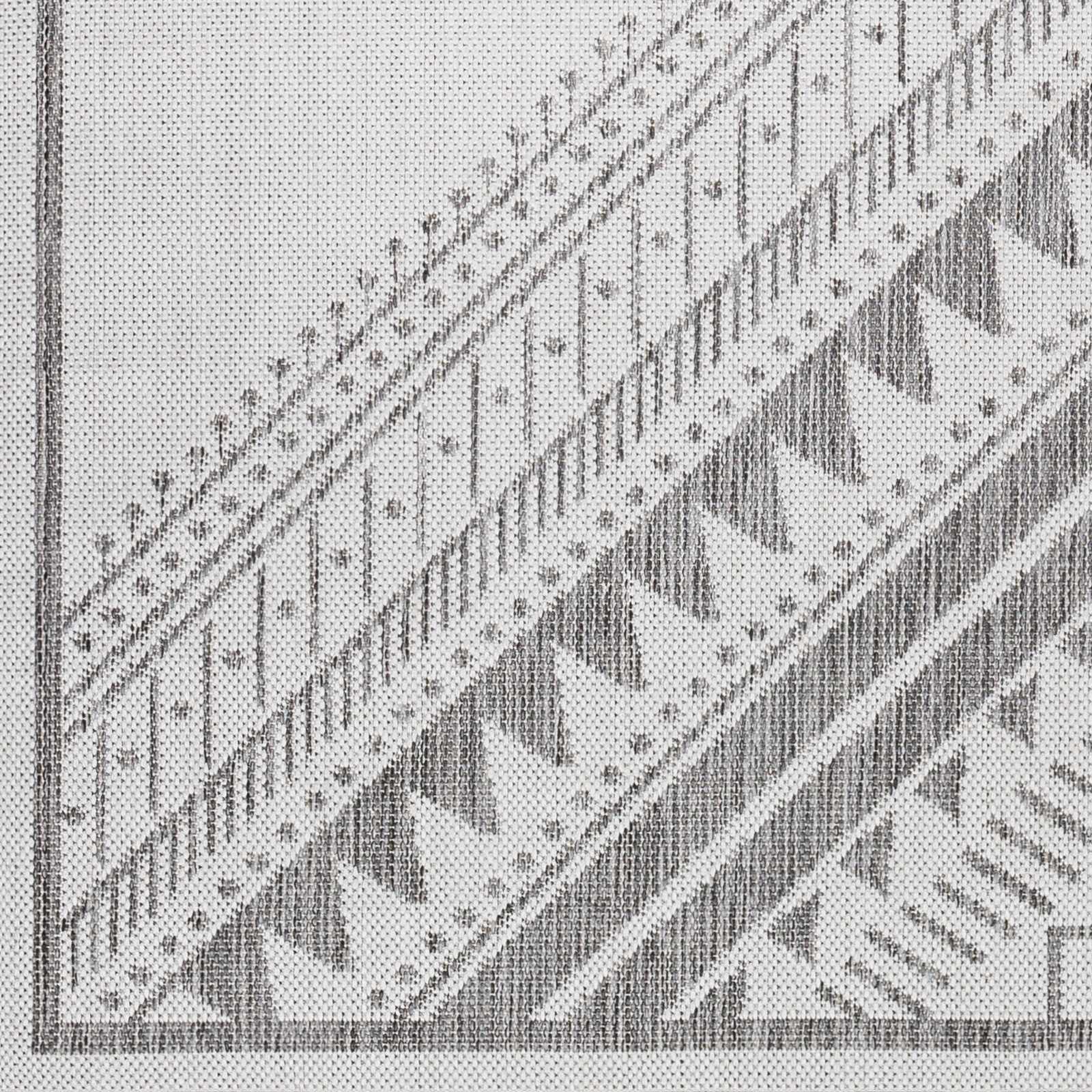 Deana Light Gray Outdoor Area Rug - Clearance - Ornate Home