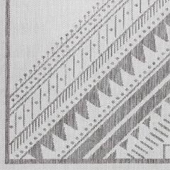 Deana Light Gray Outdoor Area Rug - Clearance - Ornate Home