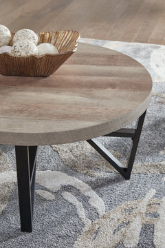 Deanlee Grayish Brown/Black Occasional Table Set (Set of 3) - Ornate Home