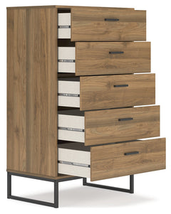 Deanlow Honey Chest of Drawers - Ornate Home