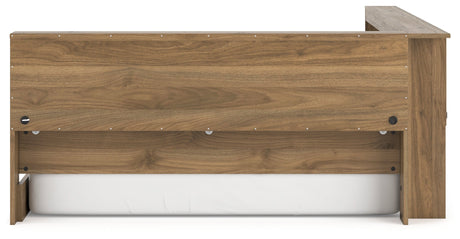 Deanlow Honey Full Bookcase Storage Youth Bed - Ornate Home