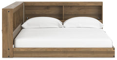 Deanlow Honey Full Bookcase Storage Youth Bed - Ornate Home