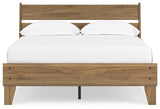 Deanlow Honey Full Platform Panel Bed (Online Special Price) - Ornate Home