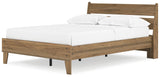 Deanlow Honey Full Platform Panel Bed (Online Special Price) - Ornate Home