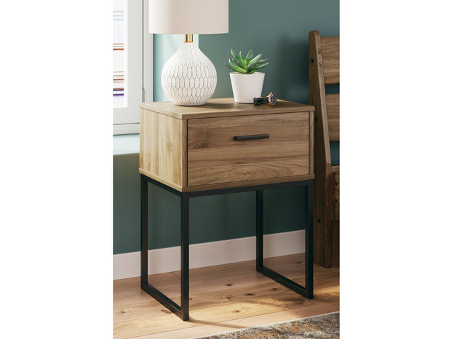 Deanlow Honey Nightstand - Ornate Home