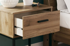 Deanlow Honey Nightstand - Ornate Home