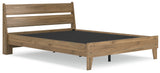 Deanlow Honey Queen Platform Panel Bed (Online Special Price) - Ornate Home