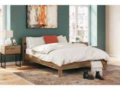 Deanlow Honey Queen Platform Panel Bed - Ornate Home