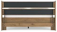 Deanlow Honey Queen Platform Panel Bed - Ornate Home