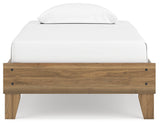 Deanlow Honey Twin Platform Bed (Online Special Price) - Ornate Home