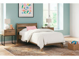 Deanlow Honey Twin Platform Panel Bed (Online Special Price) - Ornate Home