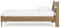 Deanlow Honey Twin Platform Panel Youth Bed - Ornate Home
