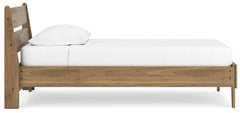 Deanlow Honey Twin Platform Panel Youth Bed - Ornate Home