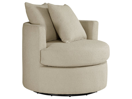Debbie Camel Swivel Accent Chair - Ornate Home