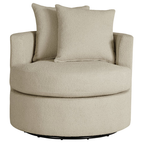 Debbie Camel Swivel Accent Chair - Ornate Home