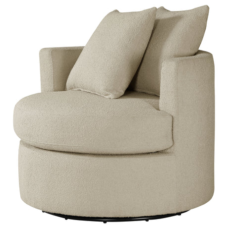 Debbie Camel Swivel Accent Chair - Ornate Home