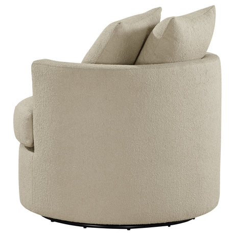 Debbie Camel Swivel Accent Chair - Ornate Home